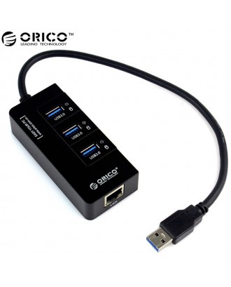 ORICO HR01 U3 USB3.0 Hub + Gigabit Ethernet Adapter